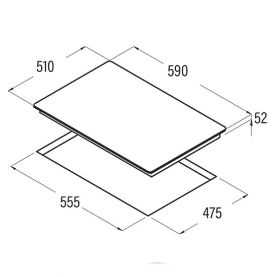 Газовая варочная панель CATA CCI 6031 BK
