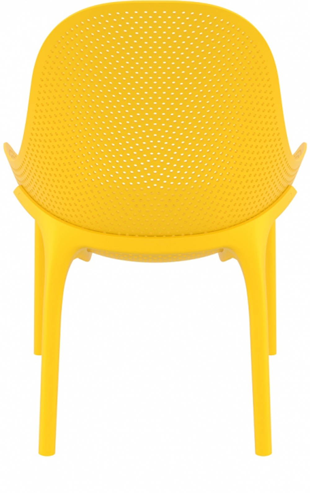 Лаунж-кресло пластиковое Siesta Contract Sky Lounge, желтый