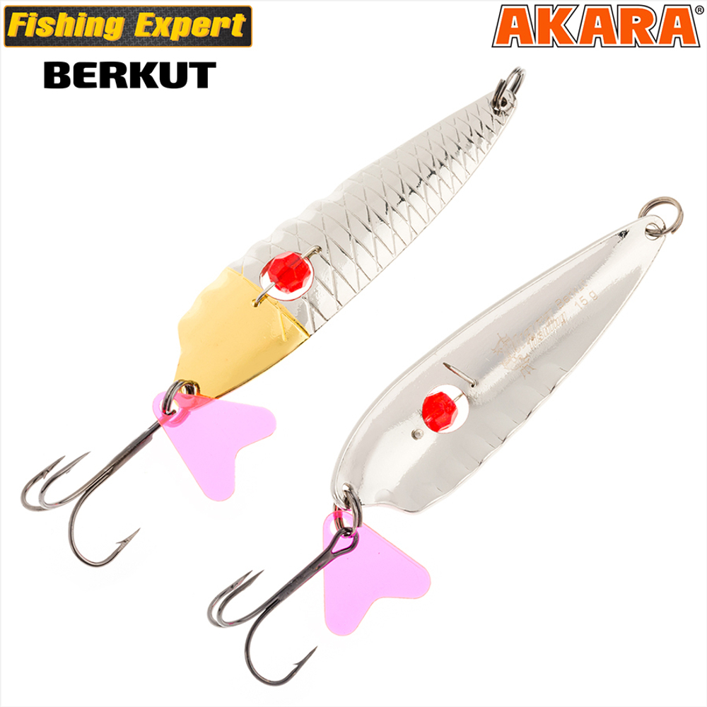 Блесна колебалка Akara 1032 Berkut 25 гр. 013/Sil