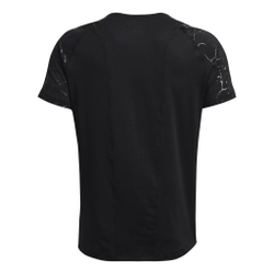 Мужское теннисное поло Under Armour Rush Emboss T-Shirt Men - Black