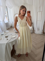 Платье April лимонный
