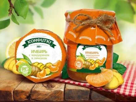 Варенье из апельсина, лимона и имбиря