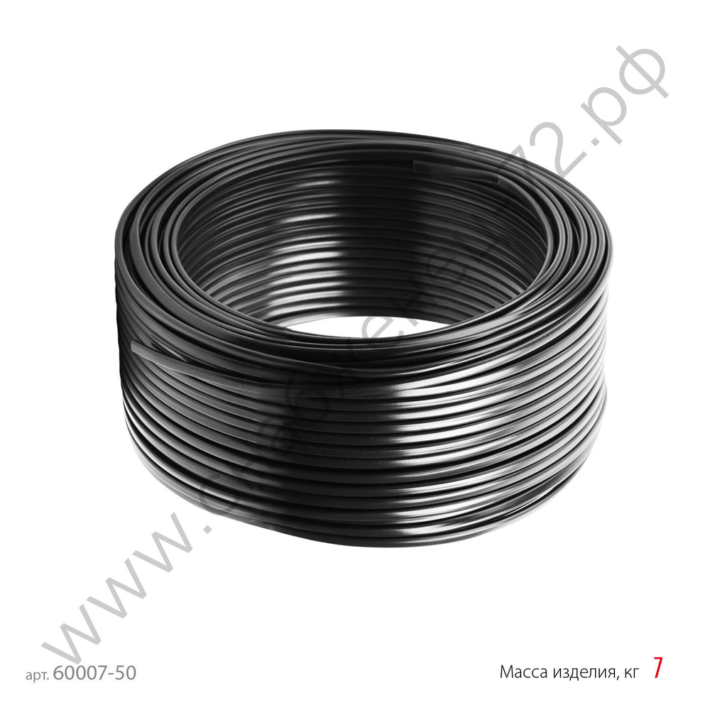 ЗУБР ВВГ-Пнг(А)-LS 3x2.5 50 м, ГОСТ 31996-2012, Кабель силовой плоскийс пониженным дымо-газовыделением,Профессионал (60007-50,)