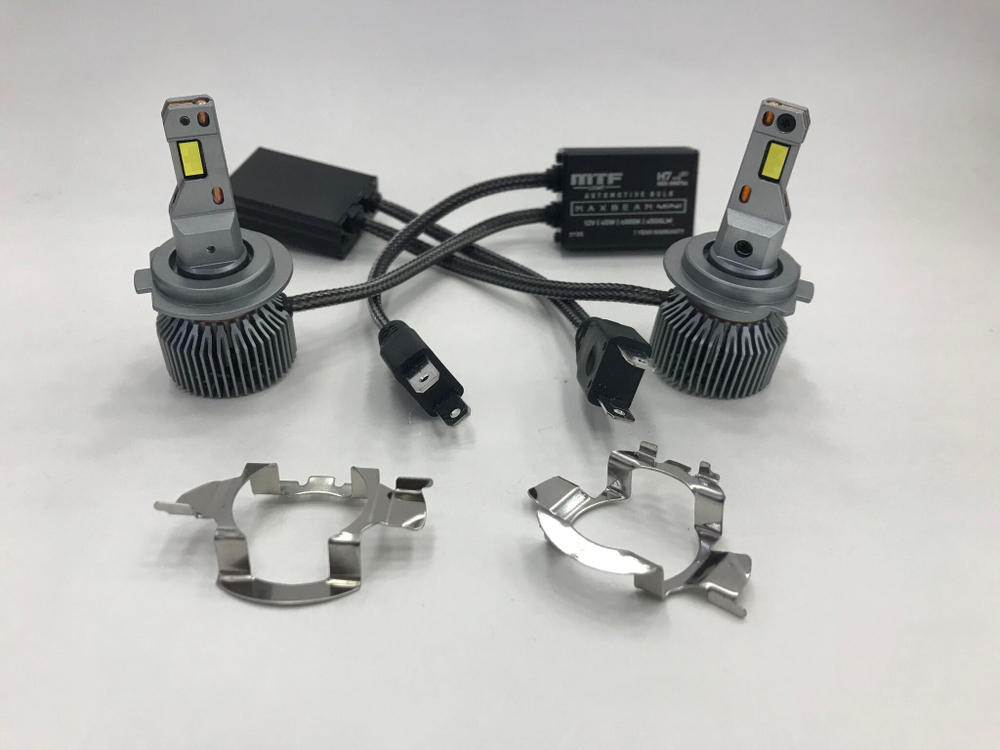 Светодиодные лампы для Opel Astra H 2004-14 MTF Light H7 MaxBeam MINI 4500lm, 6000K, 45W (к-т 2шт. с переходниками)