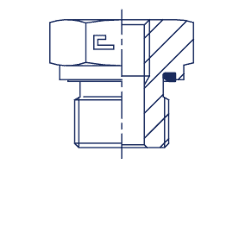 Соединение PFE BSP 1/4 - BSP 1/8