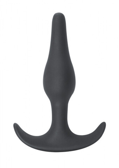 Тонкая анальная пробочка для ношения Spice it up Starter Dark Grey (Цвет: серый)