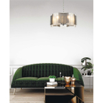 6594/5 MODERNI LN25 148 хром/тонированное стекло, металл/стекло Люстра подвесная E14 5*40W 220V DANDY