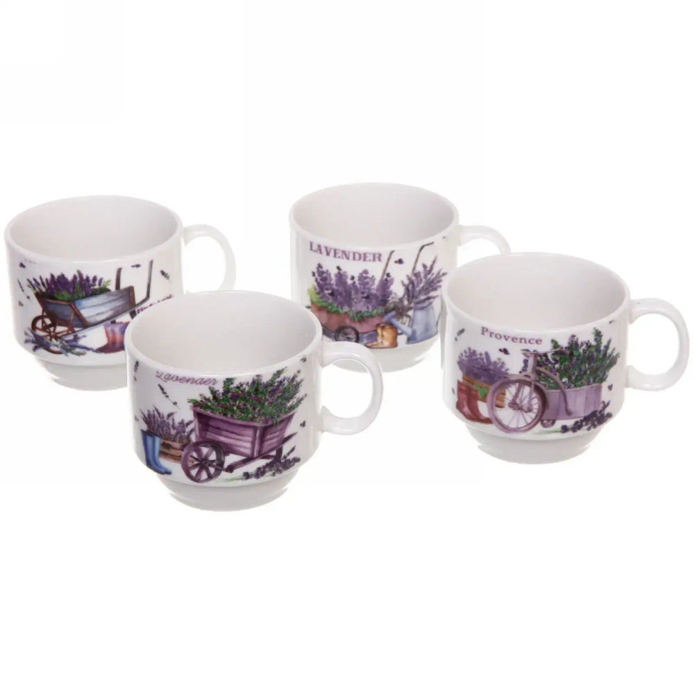 Набор кружек на стойке 200мл «Прованс»
