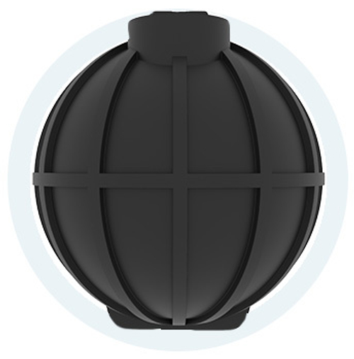 Емкость пожарная Мультпласт П50 50000 л. горизонтальная (12710x2400x2400см;1740кг;бордовый) - арт.555434.56