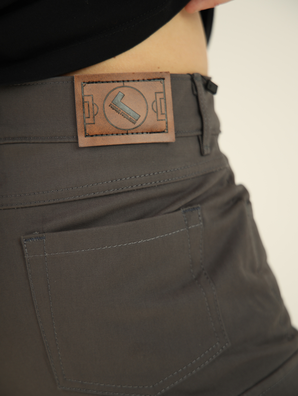 Шорты карго мужские темно-серый Город Горький