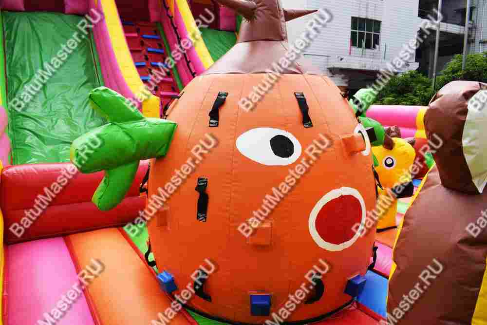 Коммерческий надувной батут "Сафари парк" 12*7*7 м