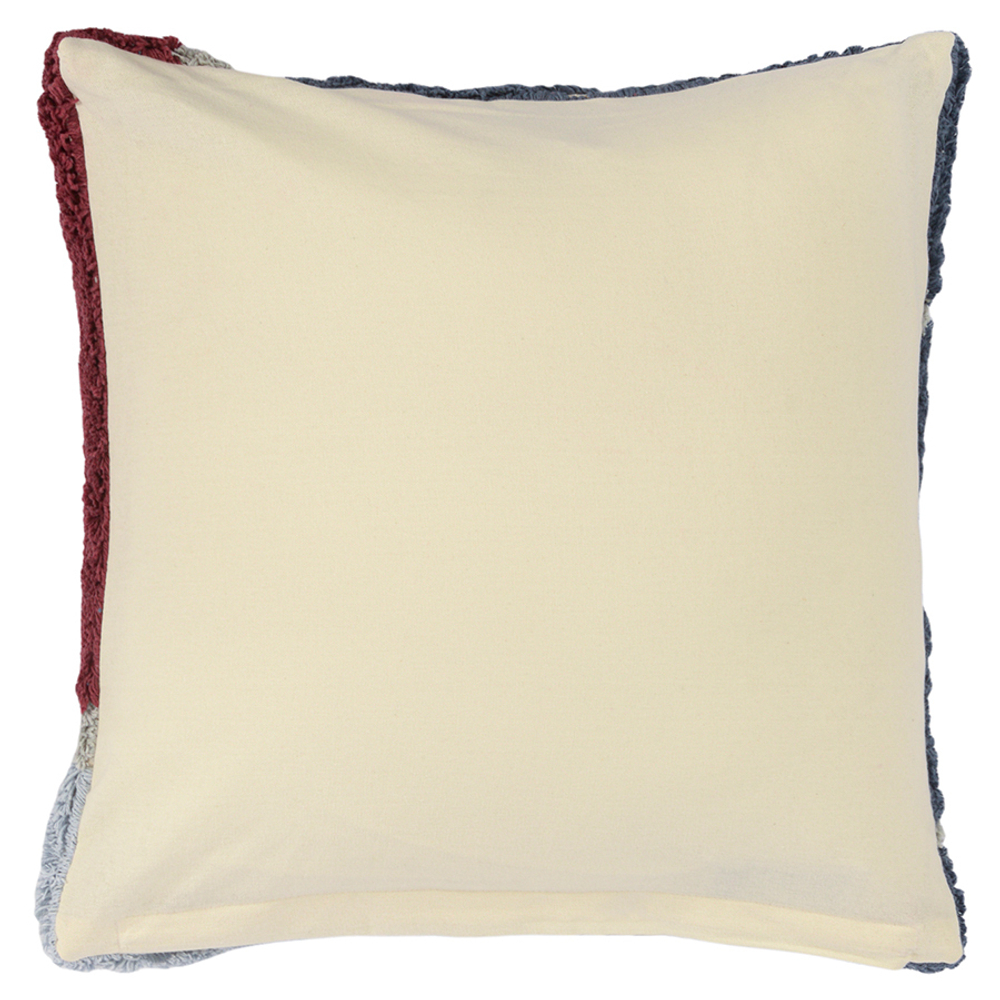 Наволочка декоративная 45х45см Tkano Terra Tea plantation серо-синяя