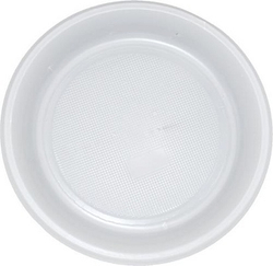 Одноразовая тарелка плотная бессекционная D=205 мм 6.0 г (100/1600 шт)