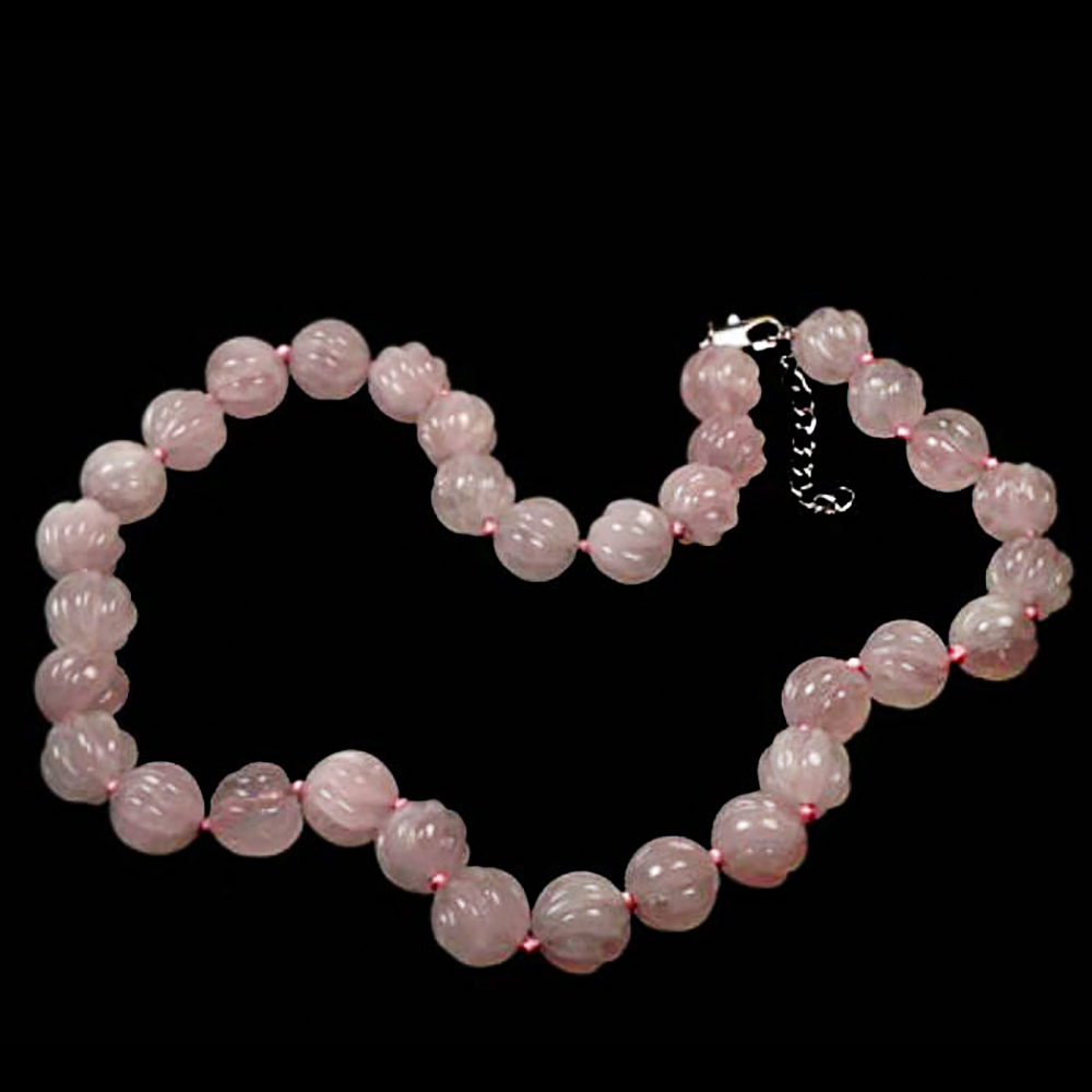 Бусы "Ацтеки" розовый кварц асс.