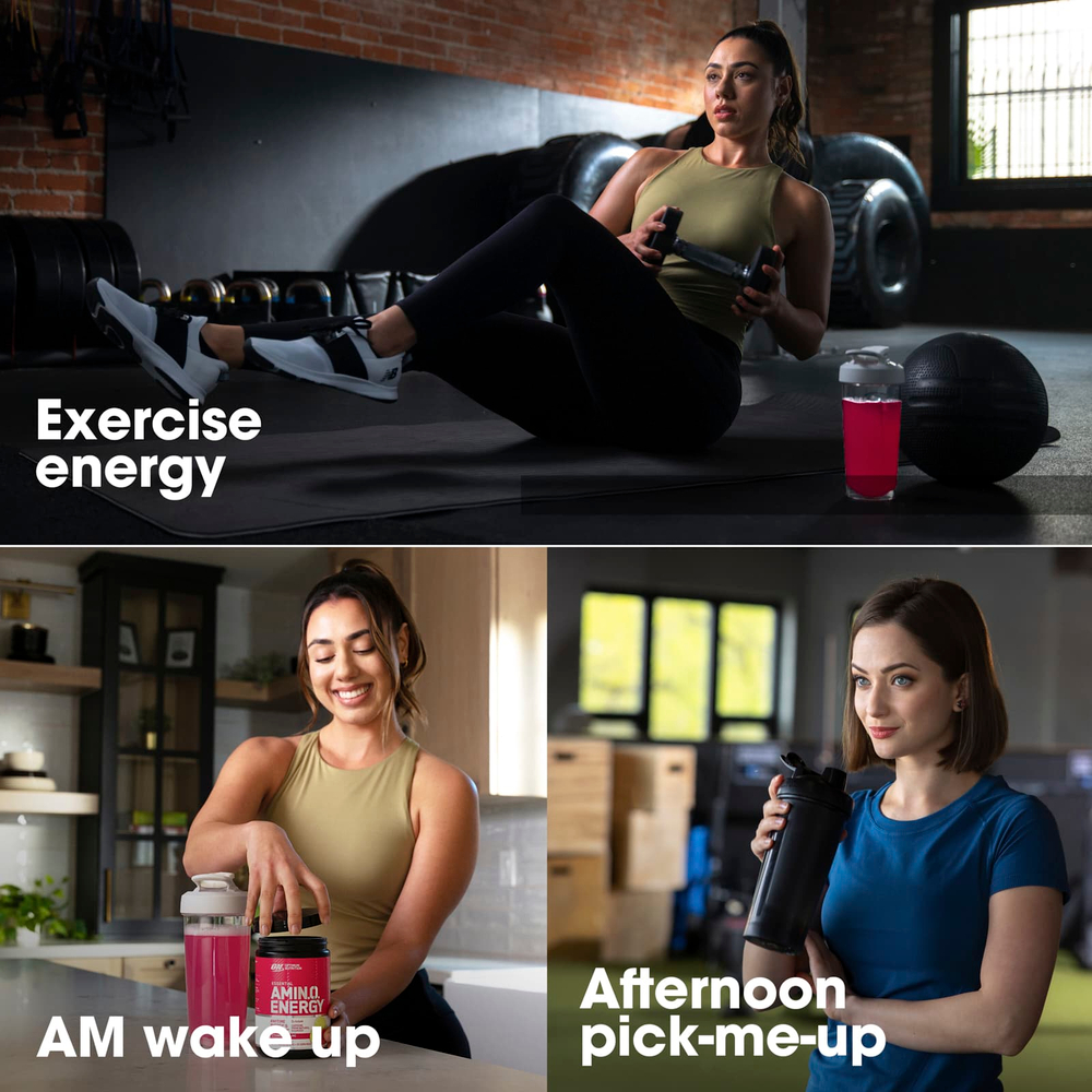 Optimum Nutrition, Essential Amin.O. Energy®, клубника и лайм, 270 г (9,5 унции)
