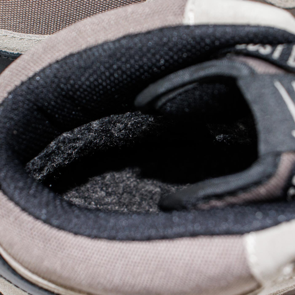 Кроссовки Nike Air Force 1 Mid L.Grey / D.Grey with Fur
