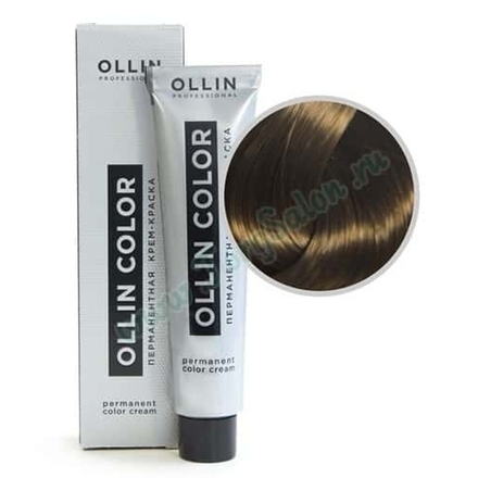 Крем краска для волос перманентная Ollin Color «Темно-русый золотистый» 6/3