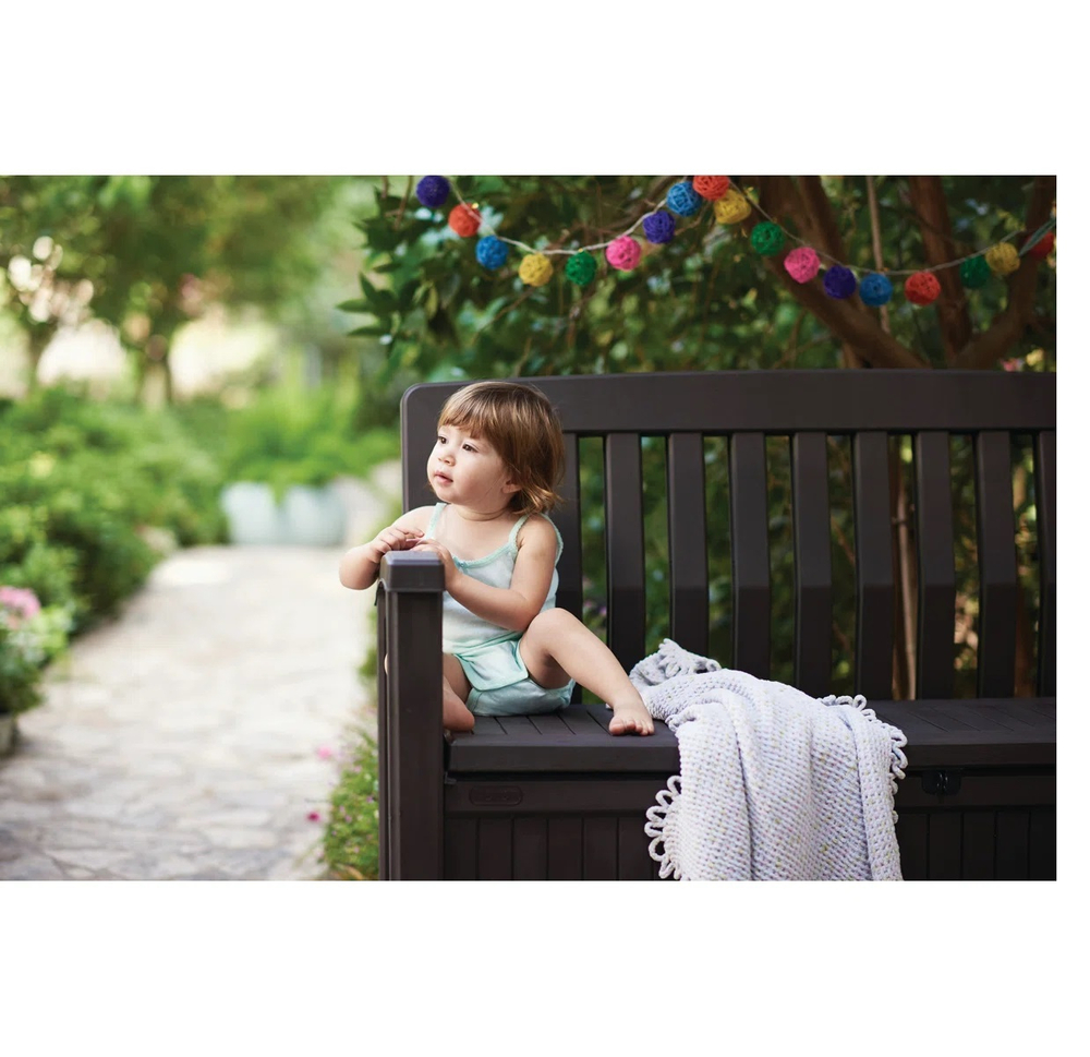 Скамья - сундук Keter Patio Bench brown