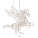 Подвеска «Рождественский единорог»13*13 см, Золото