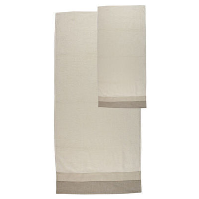 Набор из 2-х полотенец "Джакаранда" кремовый 38х58см/55x104см