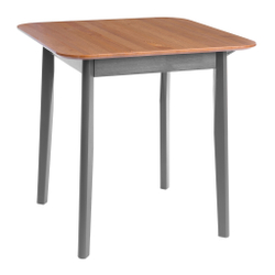 Стол Соната Люкс/ Sonata Lux table, 75х75х75 см массив сосны, антик /графит, 75х75х75 см