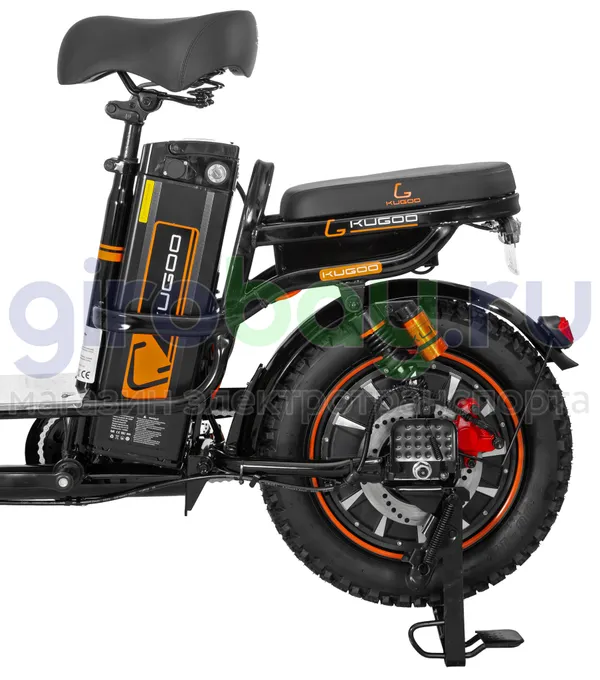 Электровелосипед Kugoo Kirin V3 PRO (60V/21Ah) внедорожная резина фото №19