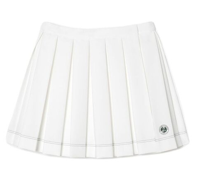 Теннисная юбка Lacoste Sport Roland Garros Edition Pleated Skirt - white