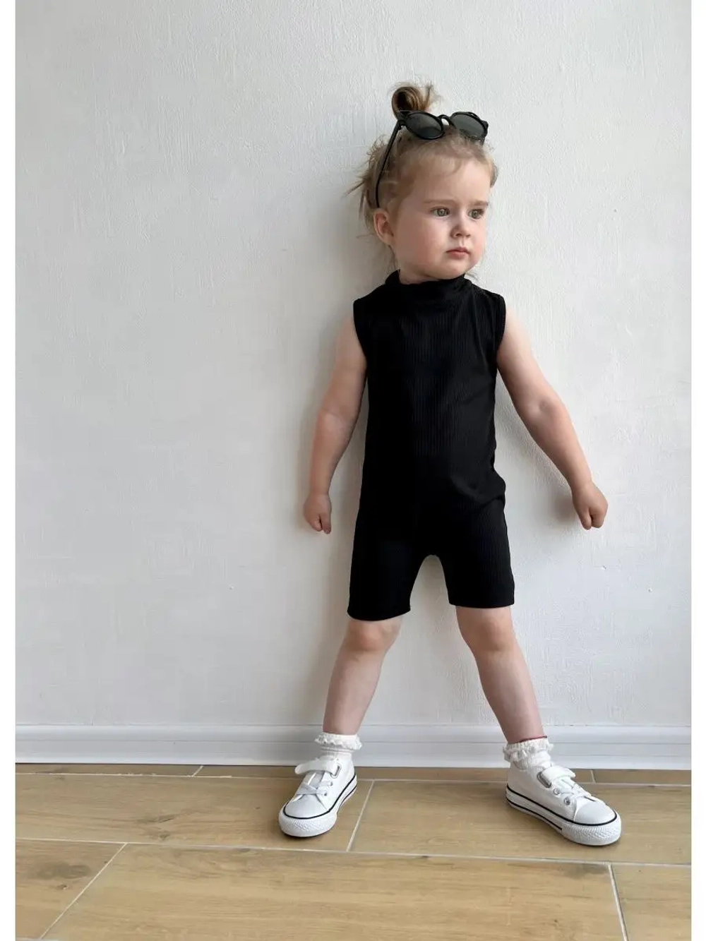 Комбинезон летний в рубчик