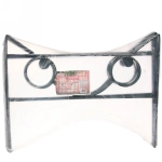 Заборчик садовый «Кошка» 45*67*335см (5 деталей)