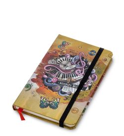 BM-09/4 Блокнот мал. «Звуки музыки» (3D твердая обложка)