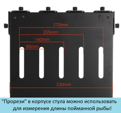 Рыболовный стул складной GENTLEMAN S (стул + эксклюзивный рюкзак для перевозки и хранения)