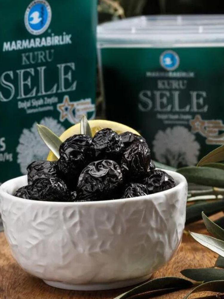 Маслины Marmarabirlik Kuru Sele 3XS вяленые 212 г x 2 шт