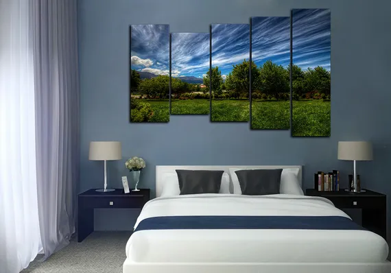 Модульная картина "Мощь природы"