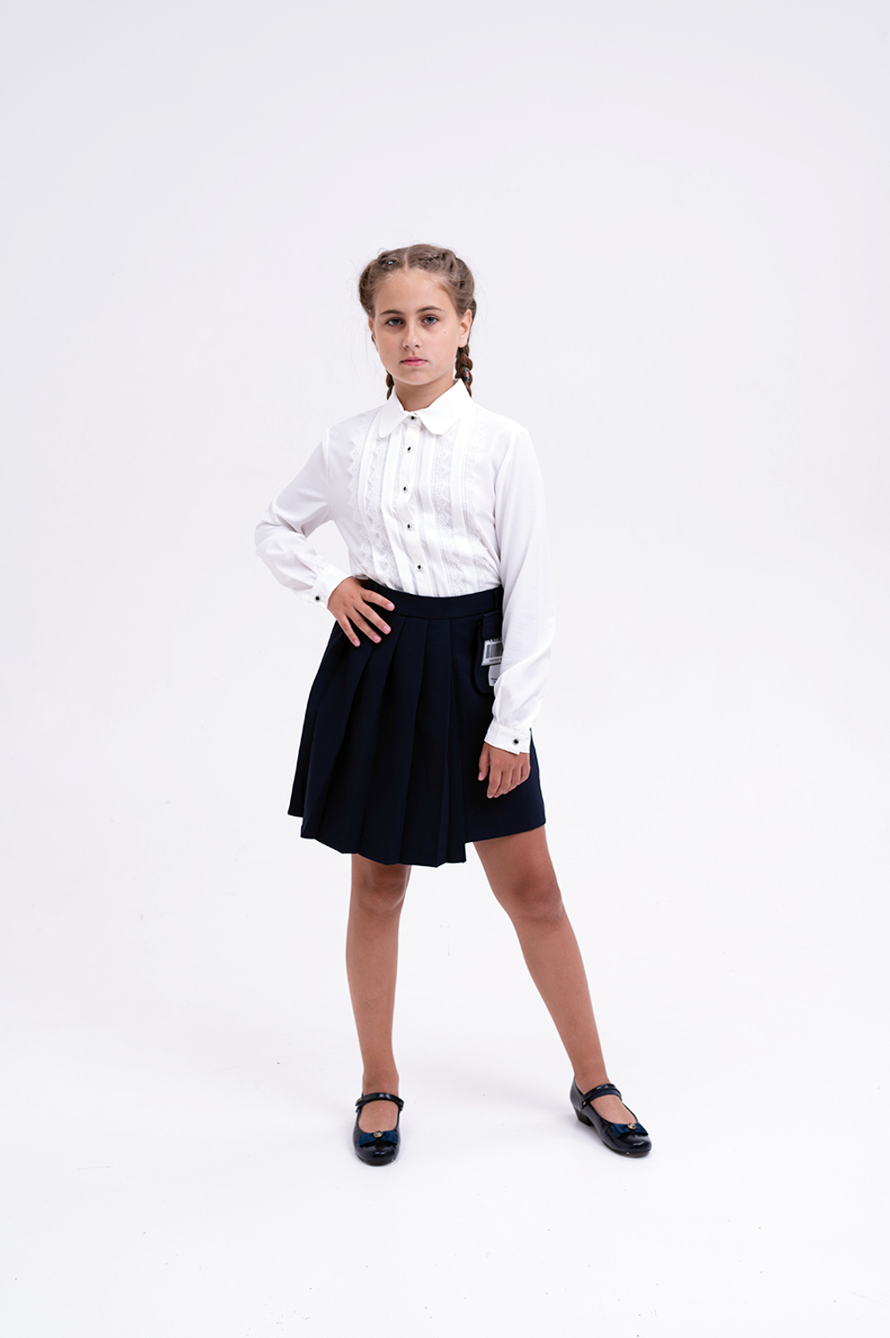 Блуза дл/р швейн. д/д DELORAS C63681