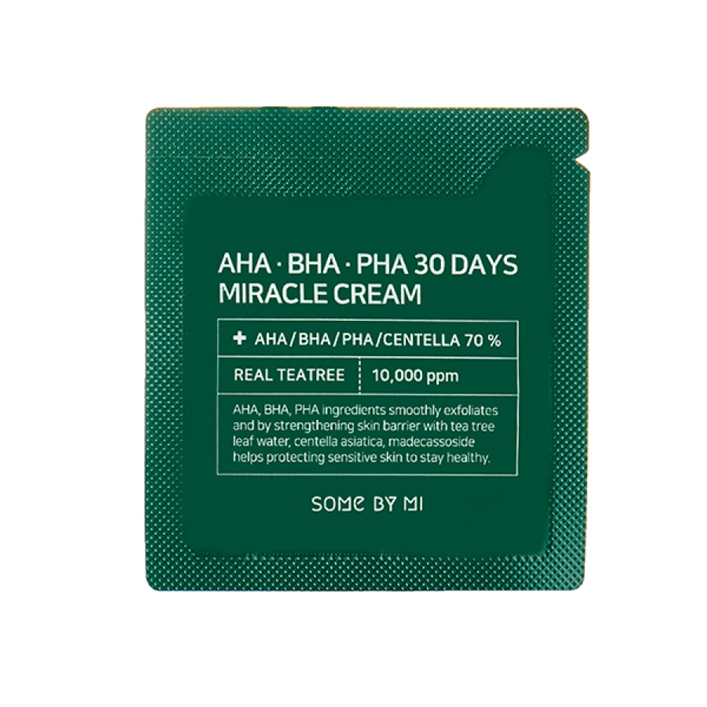 SOME BY MI AHA·BHA·PHA 30 DAYS MIRACLE CREAM [POUCH] Крем для лица с кислотами 1,2г