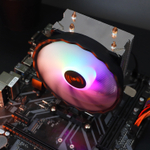 Кулер для CPU TESLA 920RGB, 1х120мм, 1600rpm, 3-pin, Al+Cu, серебристый-черный-белый/FRGB, 47CFM, 23дБ, 2-PIPE(прямой контакт), TDP 135Вт, INTEL 1700/1200/115x/775/1366, AMD AM5/AM4/AM3(+)/AM2(+)/FM2(+)/FM1/754/940/939 (TSL-920-RGB)