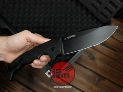 Нож Cold Steel 5 Max - руокять черный G10, черный клинок