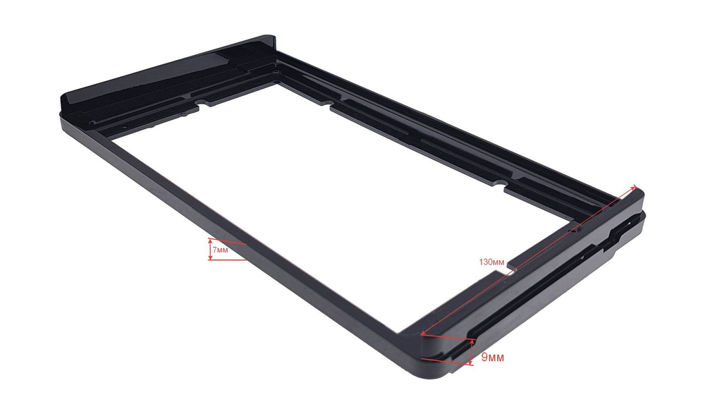 Комплект рамки с разъёмами 9"+can Toyota 2013+ 230х130мм - Car-Smart 7040N