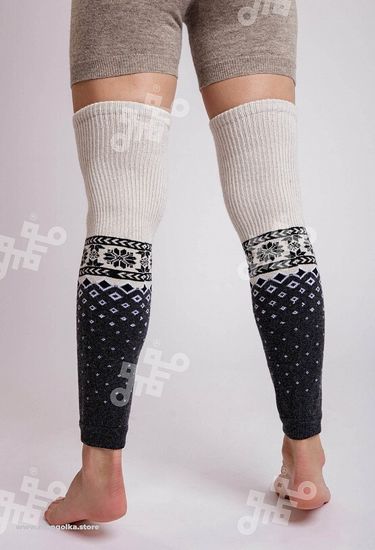 Гетры из монгольской шерсти