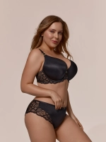 Бюстгальтер балконет push-up EVI черный