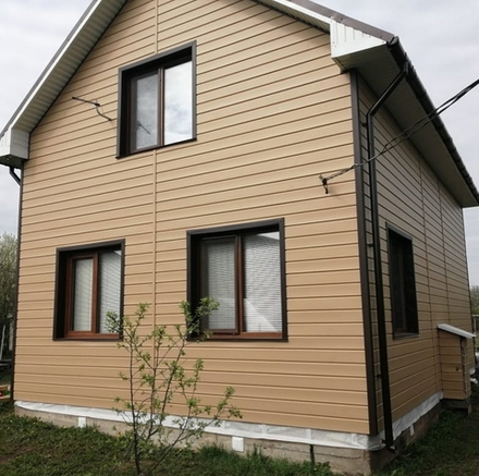 Сайдинг Docke PREMIUM Брус Карамель 3,6м 1,08м2