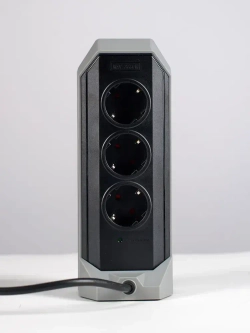 Вертикальный сетевой фильтр GAME TOWER EV-101, черный