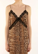 Платье «Полина», коричневый