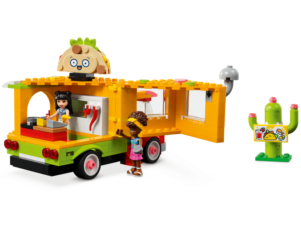 LEGO Friends 41701 «Рынок уличной еды» — фудкорт, друзья и вкусные сюжеты