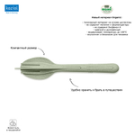 Набор столовых приборов klikk, organic, зеленый, 3 пред.