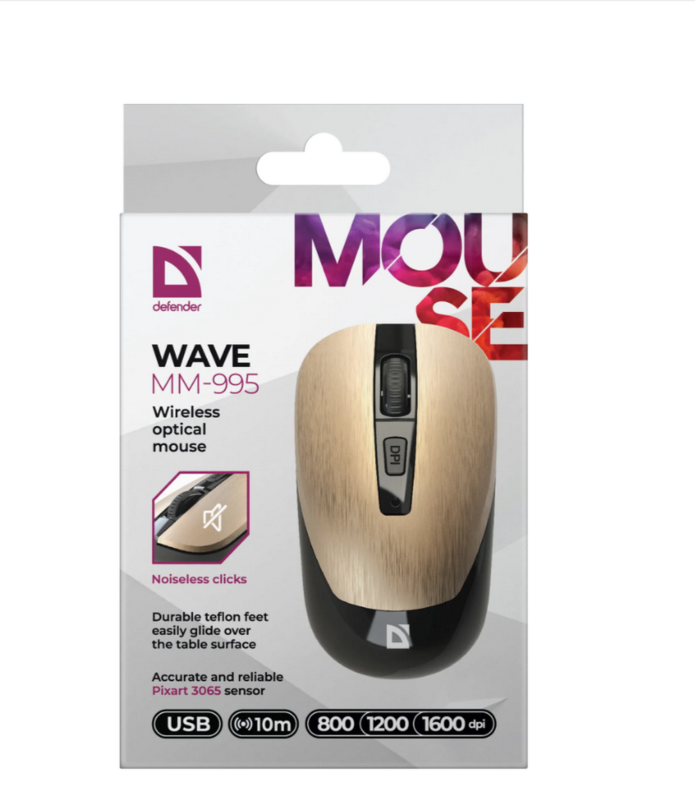 Мышь беспроводная Defender WAVE MM-995
