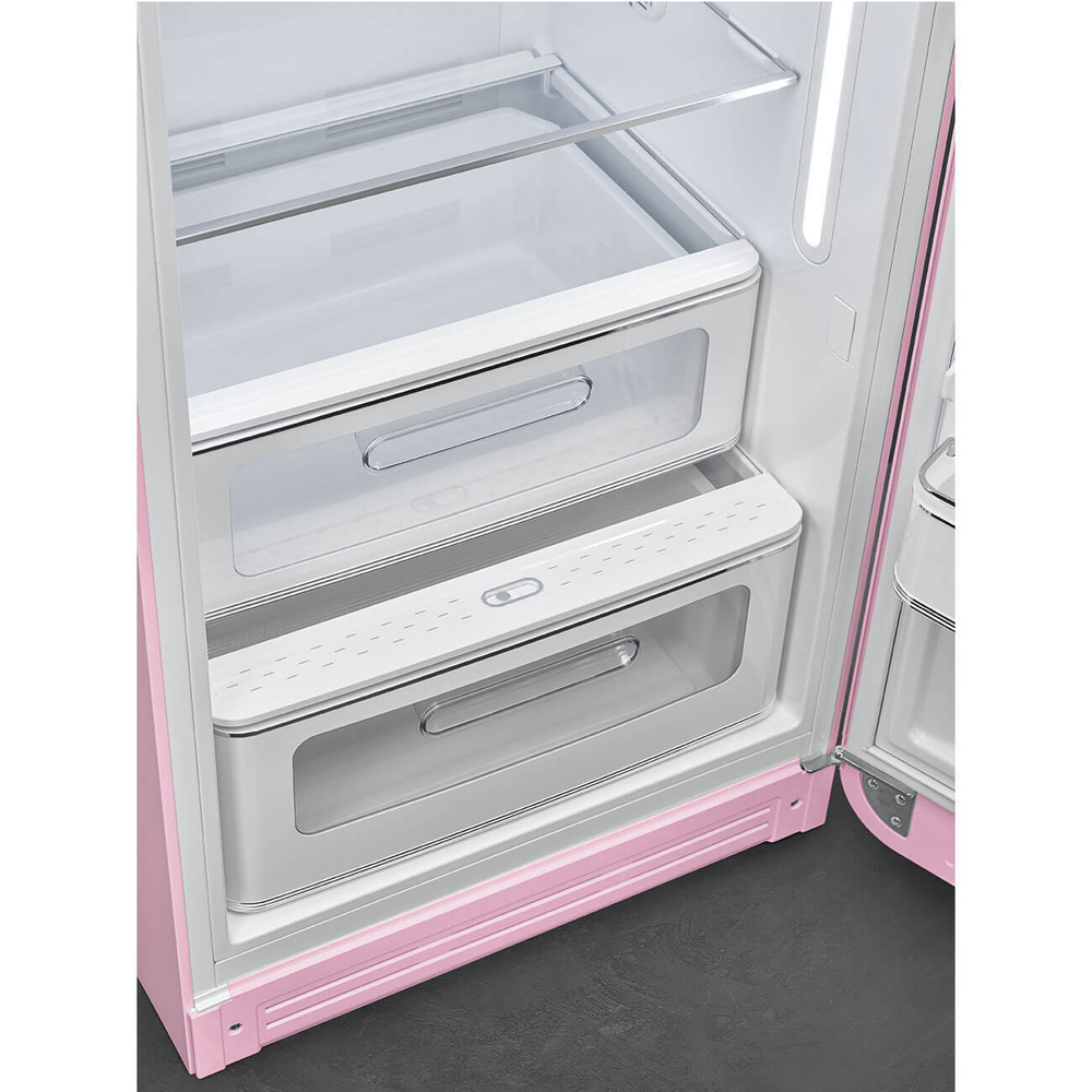 Холодильник однокамерный с морозилкой Smeg FAB28RPK5 зона свежести