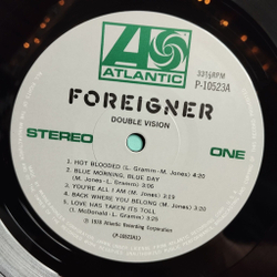 Винтажная виниловая пластинка LP Foreigner Double Vision (Japan 1978) (Obi)