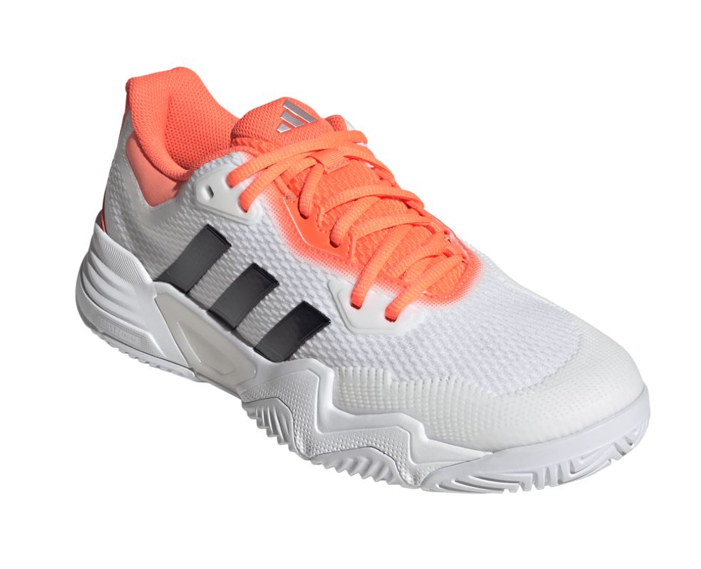 Мужские кроссовки теннисные Adidas Solematch Control 2 M - cloud white/core black/lucid orange