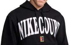 Мужская теннисная кофта Nike Heritage Court Fleece - черный